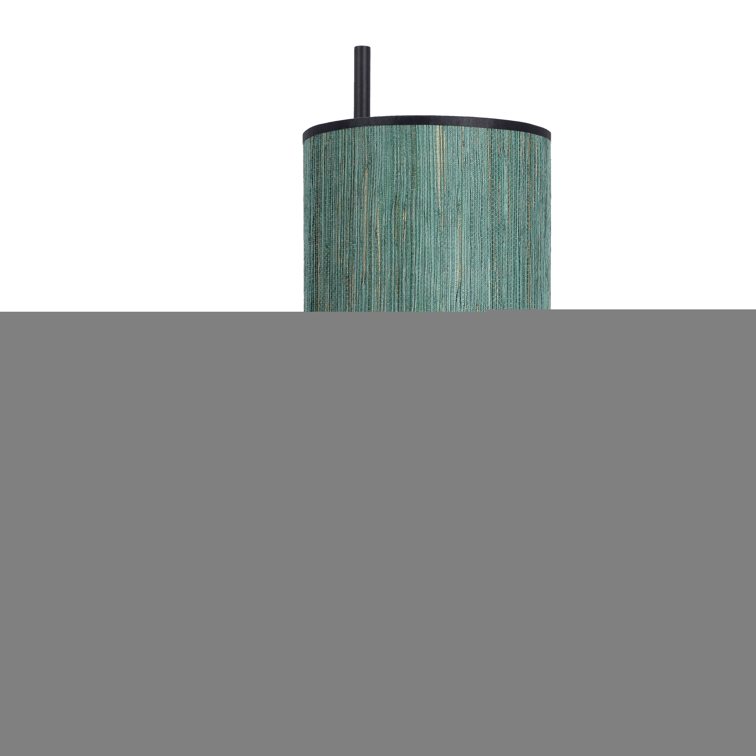 Lampa kinkiet BENDI czarny 1x40w e27 abażur zielony