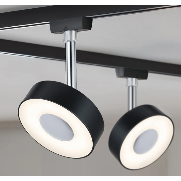 Spot »Urail Circle«, BxHxL: 9,8 x 14,7 x 9,8cm, schwarz