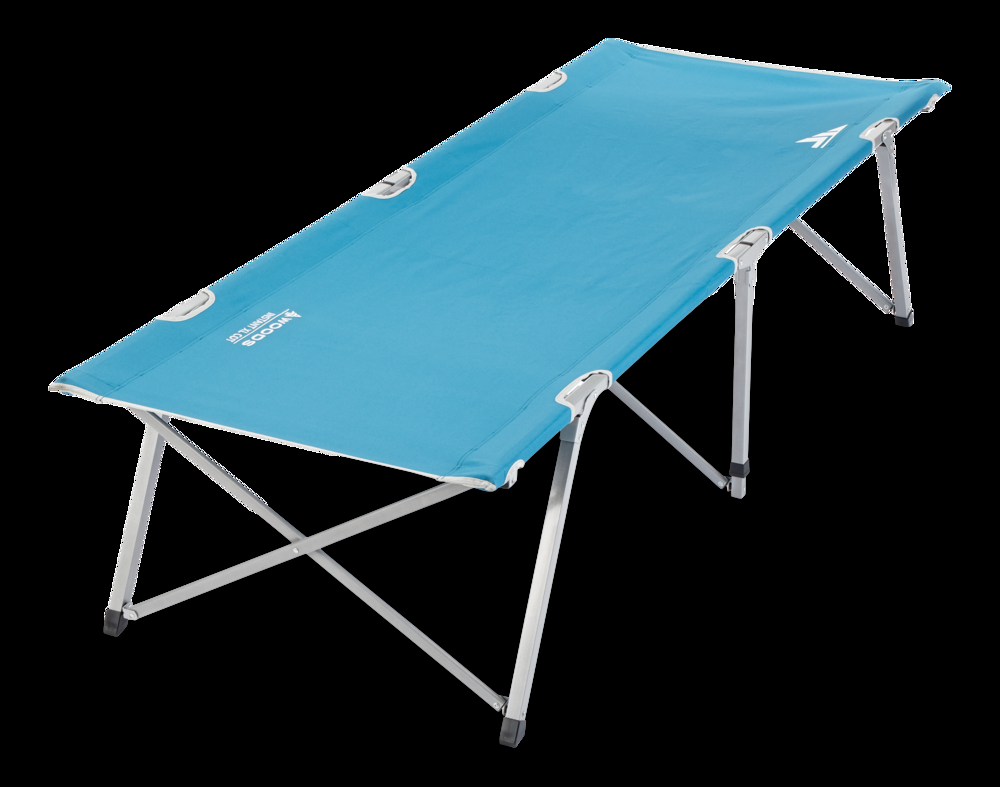 Woods Instant XL Portable Folding Camping Cot Bed with Carry Case, Supports 250-lb, Blue