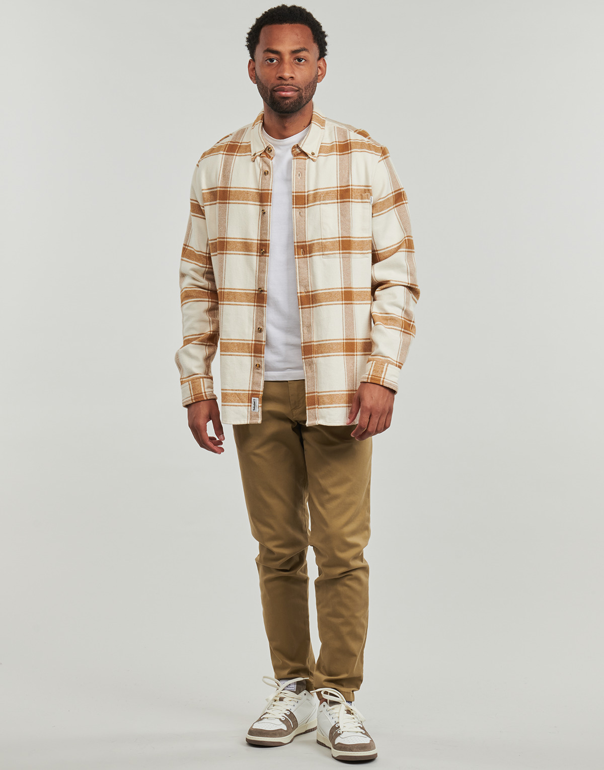 Selected - SLHSLIM-NEW MILES 175 FLEX CHINO - Beige
