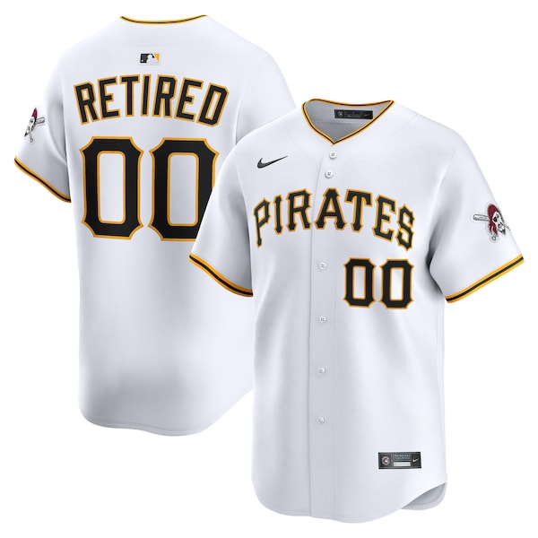 Pittsburgh Pirates Nike Home Limited Pick-A-Player Retired Roster Jersey - White