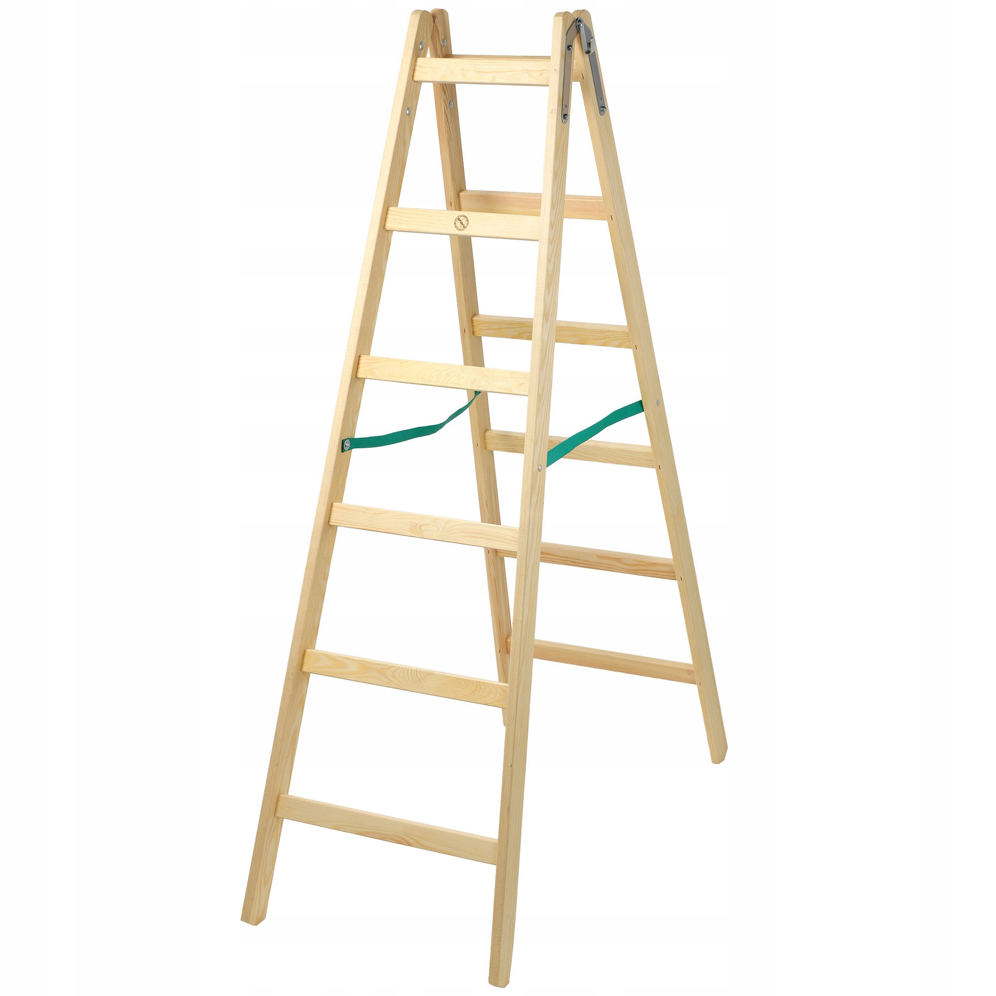 Kadax Drabina Drabinka Drewniana Dwustronna 2x6