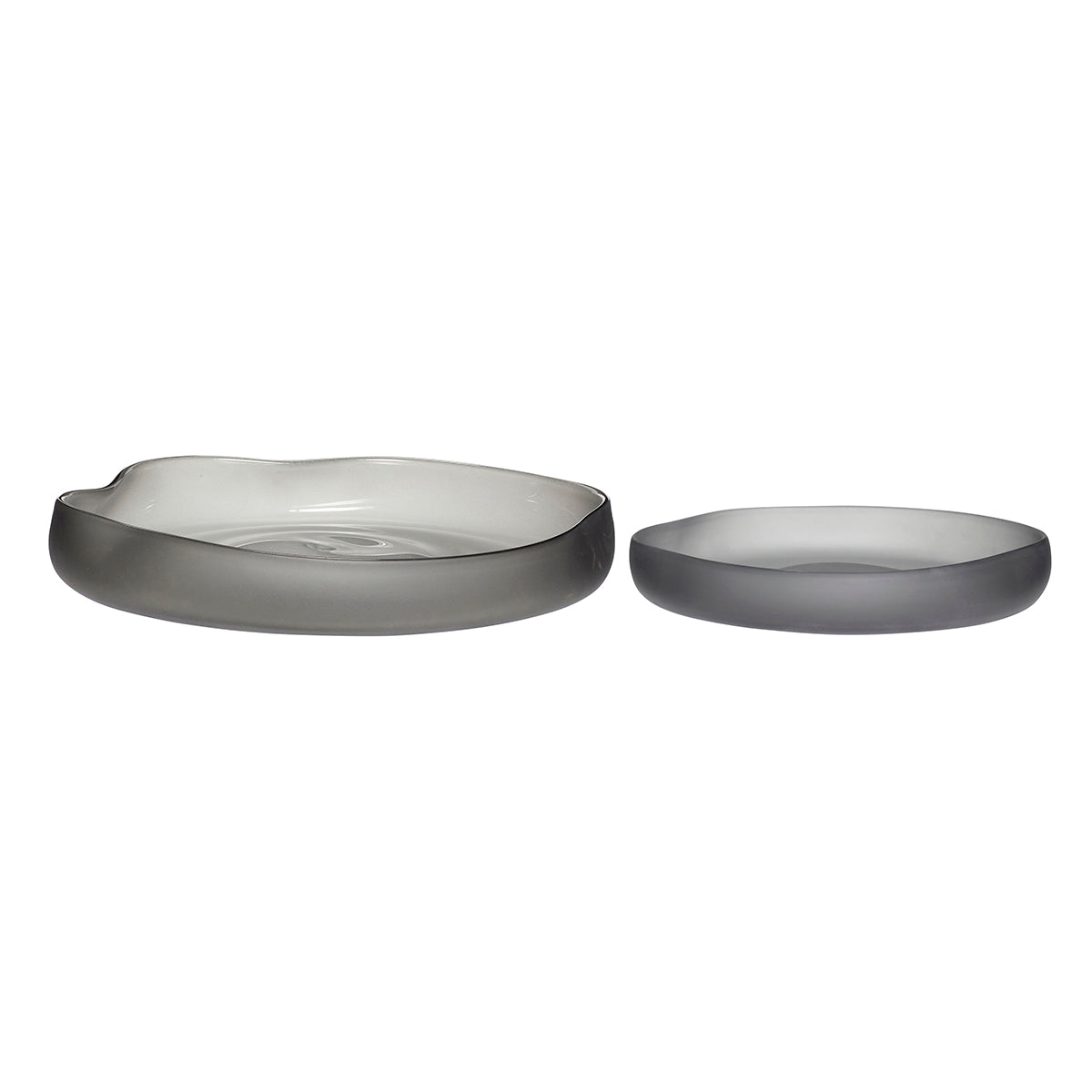 Hübsch kommen Bow - glas - ø23xh4, ø30xh5cm