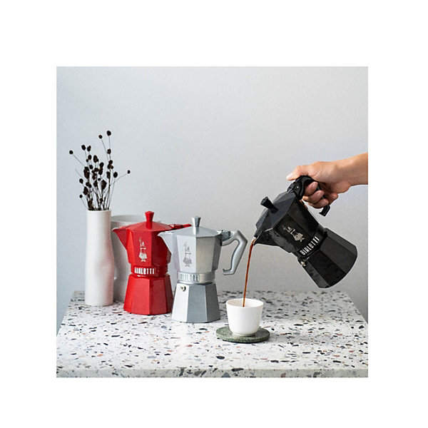 Cafetière italienne 6 tasses gris argenté Bialetti 0009076 moka exclusive octogonal