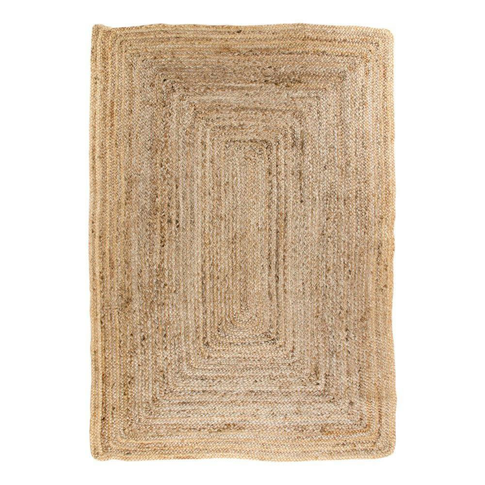 Tapis bohème en jute tressée 180x240 cm FEZ
