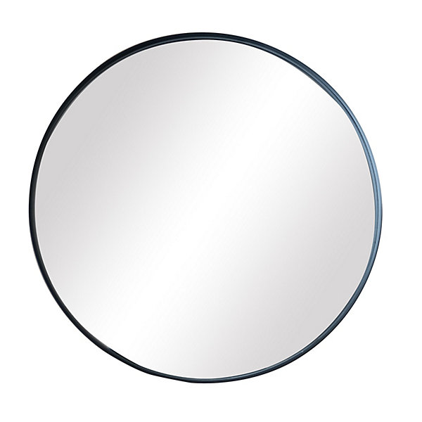 Miroir métal noir Angus Norasia ⌀60cm