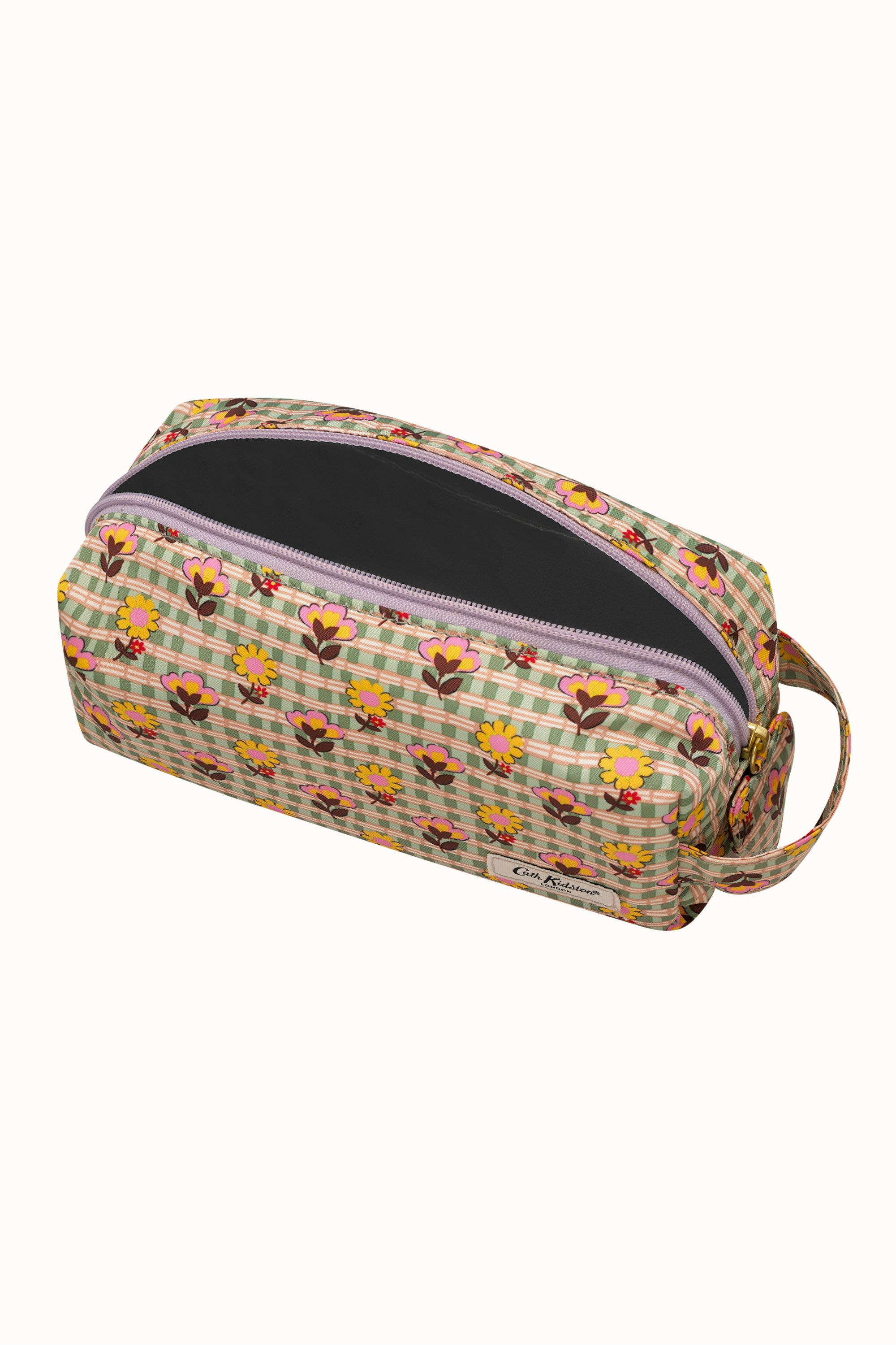 Check Ditsy Recycled Rose Brushes Bag