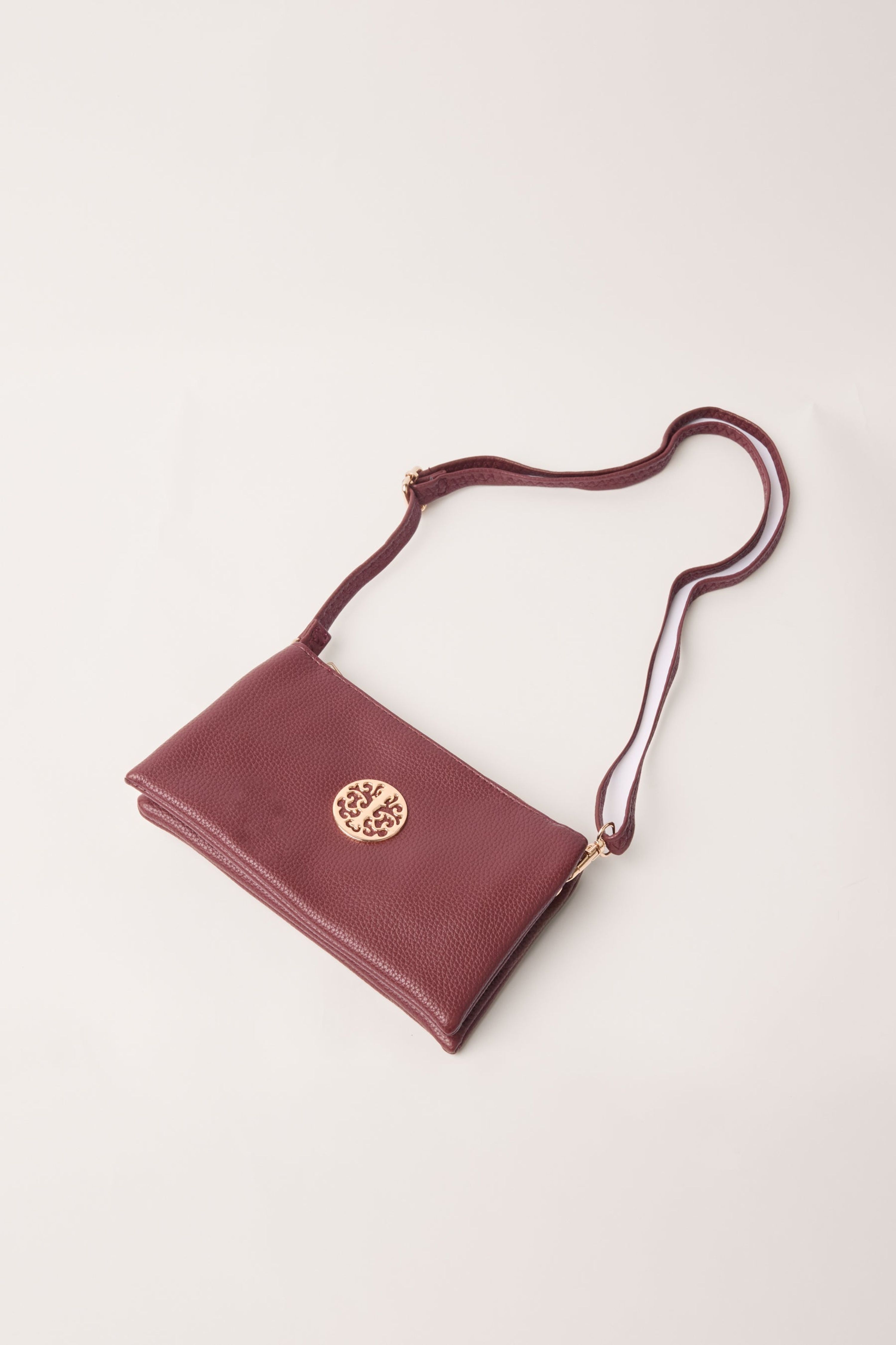 Blue Vanilla Detailed Zip Up Purse