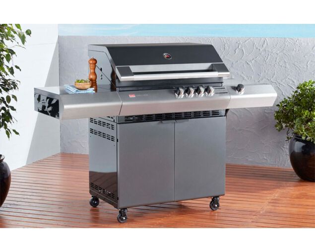 Ziegler & Brown Turbo Classic 4 Burner on Side Burner Cart