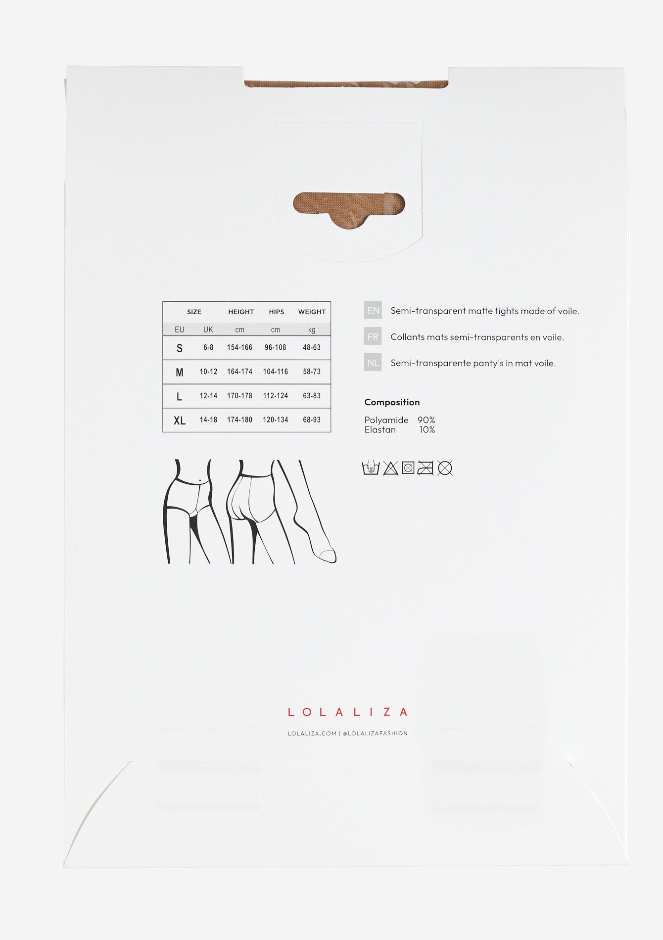 Transparante panty 40 denier