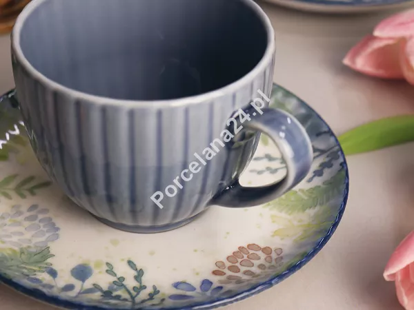 Filiżanka ze spodkiem 0,2 L / 14,5 cm Lubiana - Daisy 9144