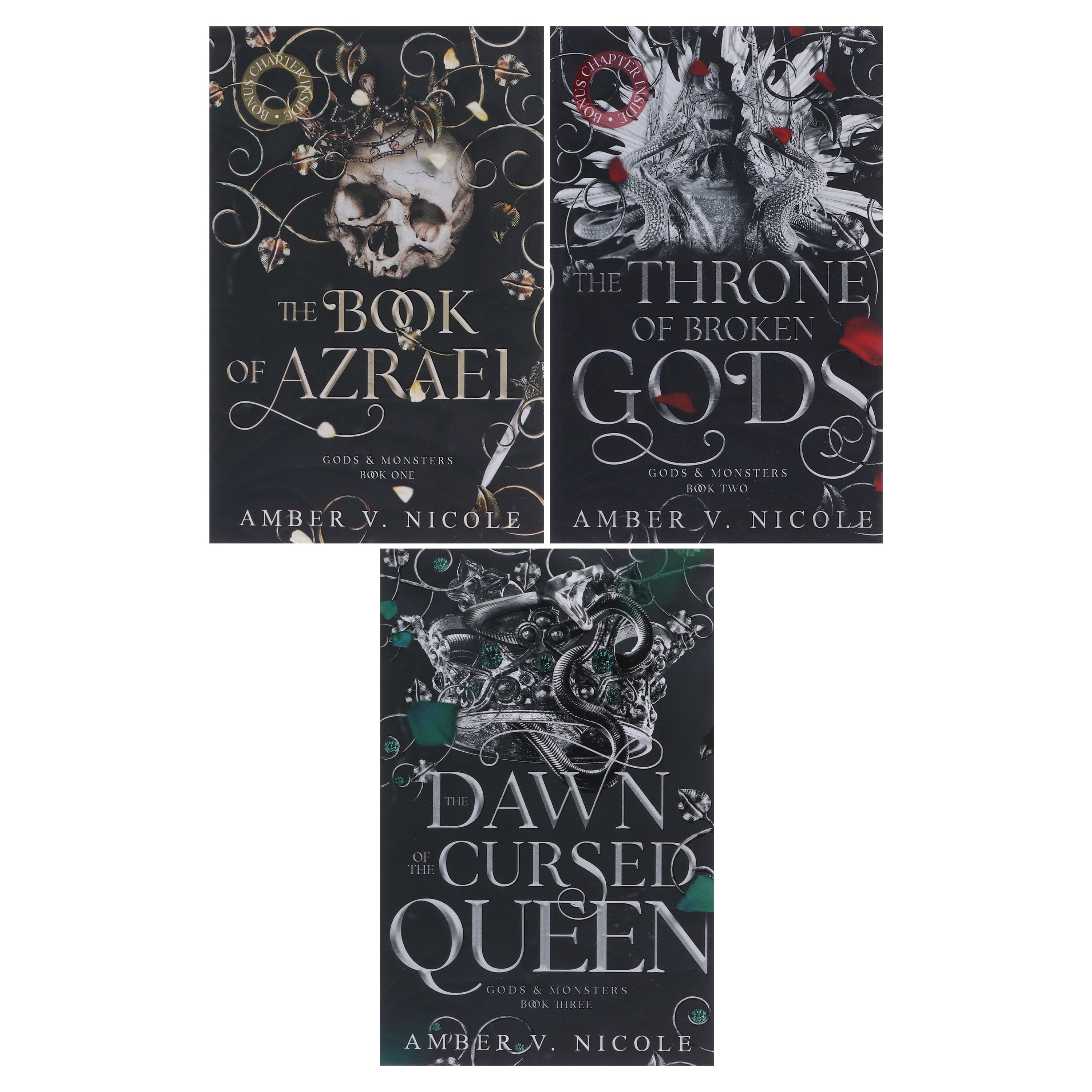 Gods & Monsters Series By Amber V. Nicole 3 Books Collection Set - Fiction - Paperback