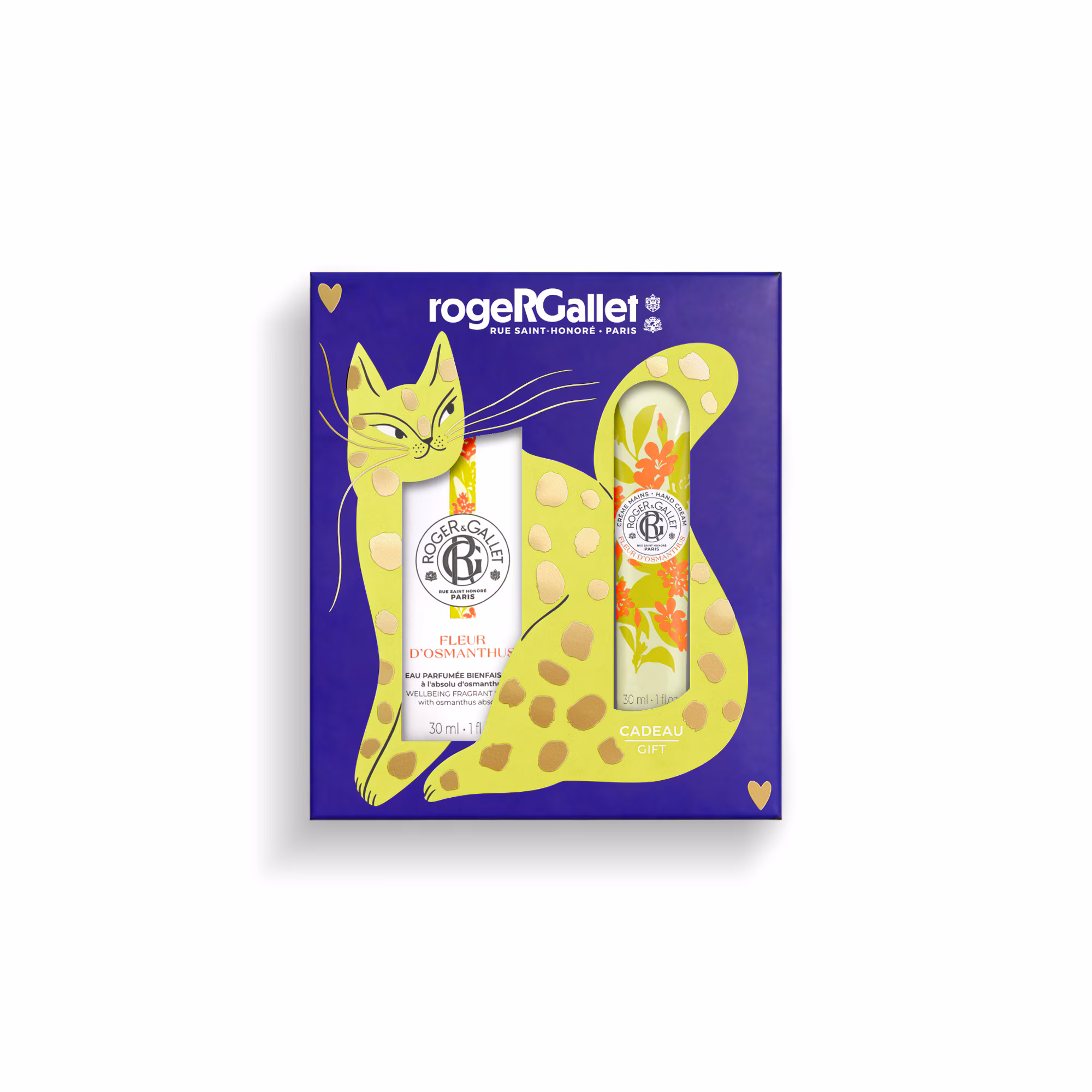 FLEUR D'OSMANTHUSCoffret - eau parfumée bienfaisante et crème mains