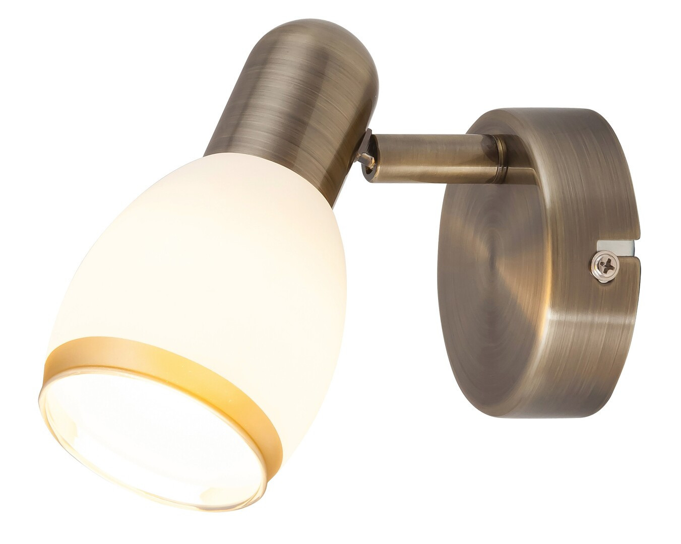 Kinkiet brązowo-biały Elite 1xE14x40W wym:13x8x16cm IP20 Rabalux
