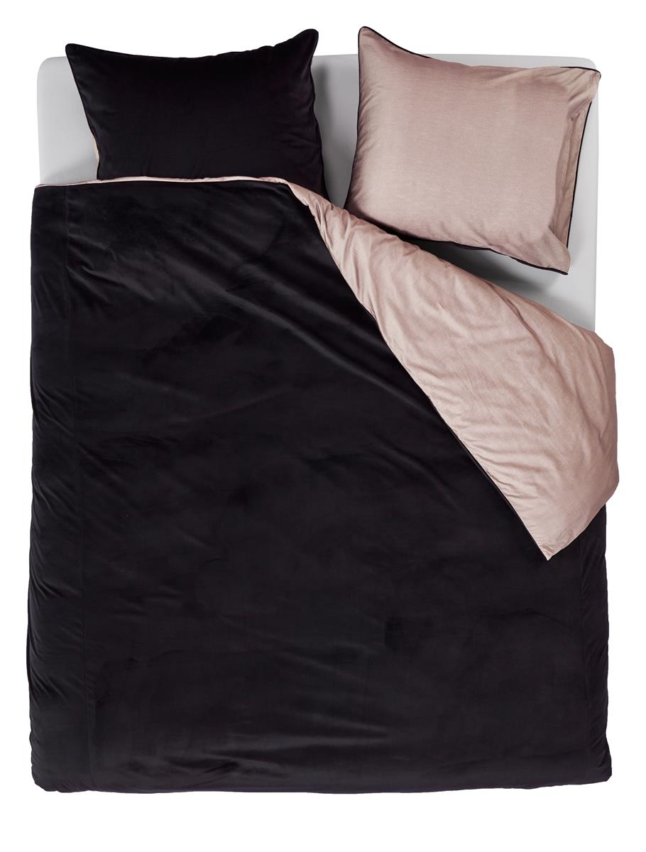 Beddinghouse Dutch Design Astro dekbedovertrek - Effen - Lits-Jumeaux - 240x200/220 - Zwart