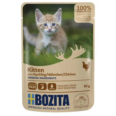 Bozita Morsels in Sauce Kitten 12 x 85 g