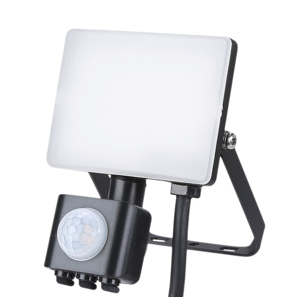 Naświetlacz EKO z czujnikiem czarny LED 10W 950lm 5000K IP44 Eko-Light