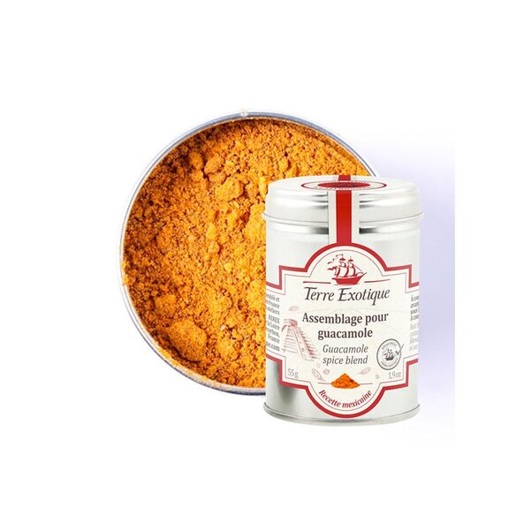 Assemblage d'épices pour Guacamole, 55g - Terre Exotique