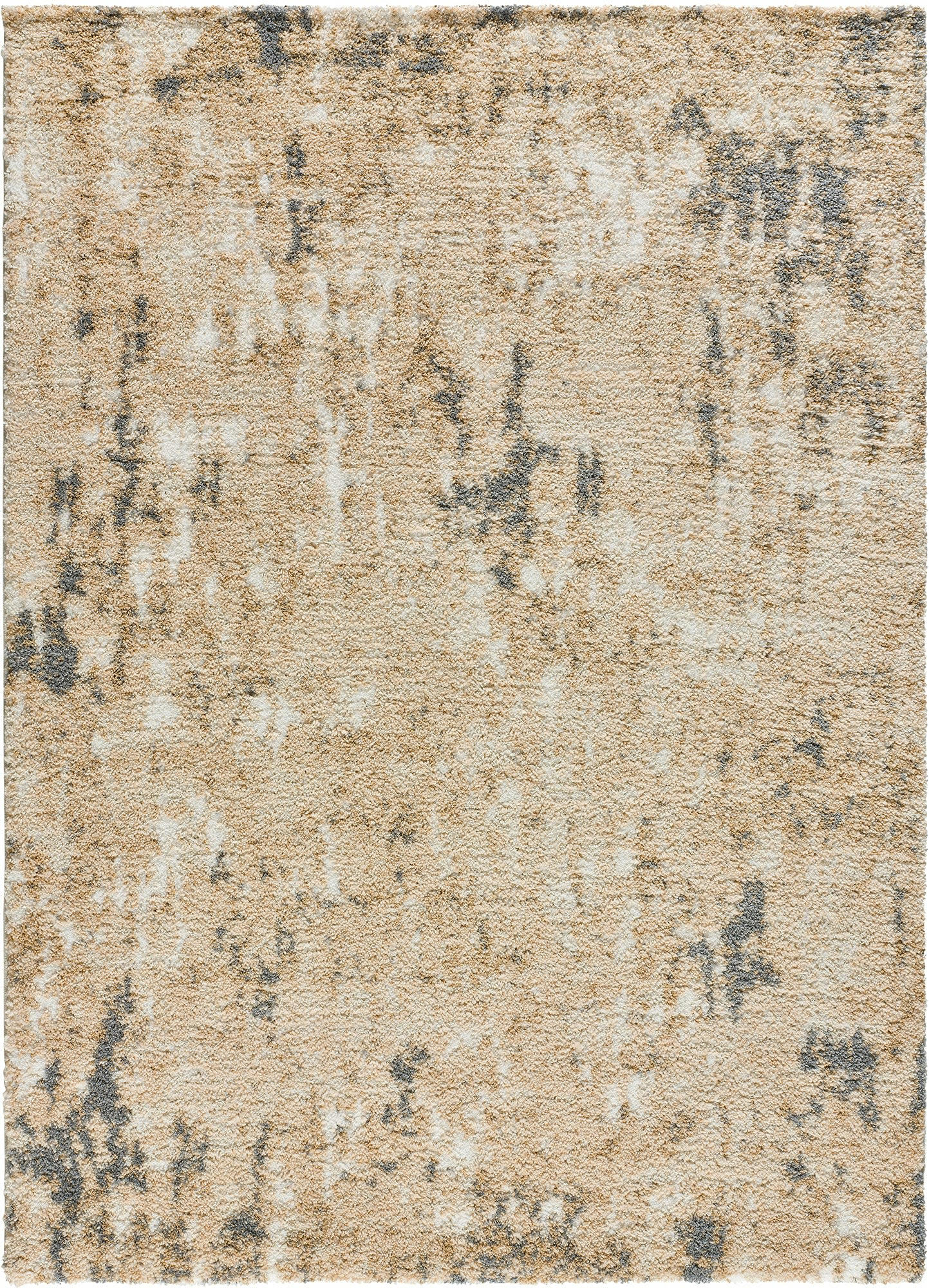 ENYA - Tapis design scandinave texturé dans les tons beiges, 160x230 cm
