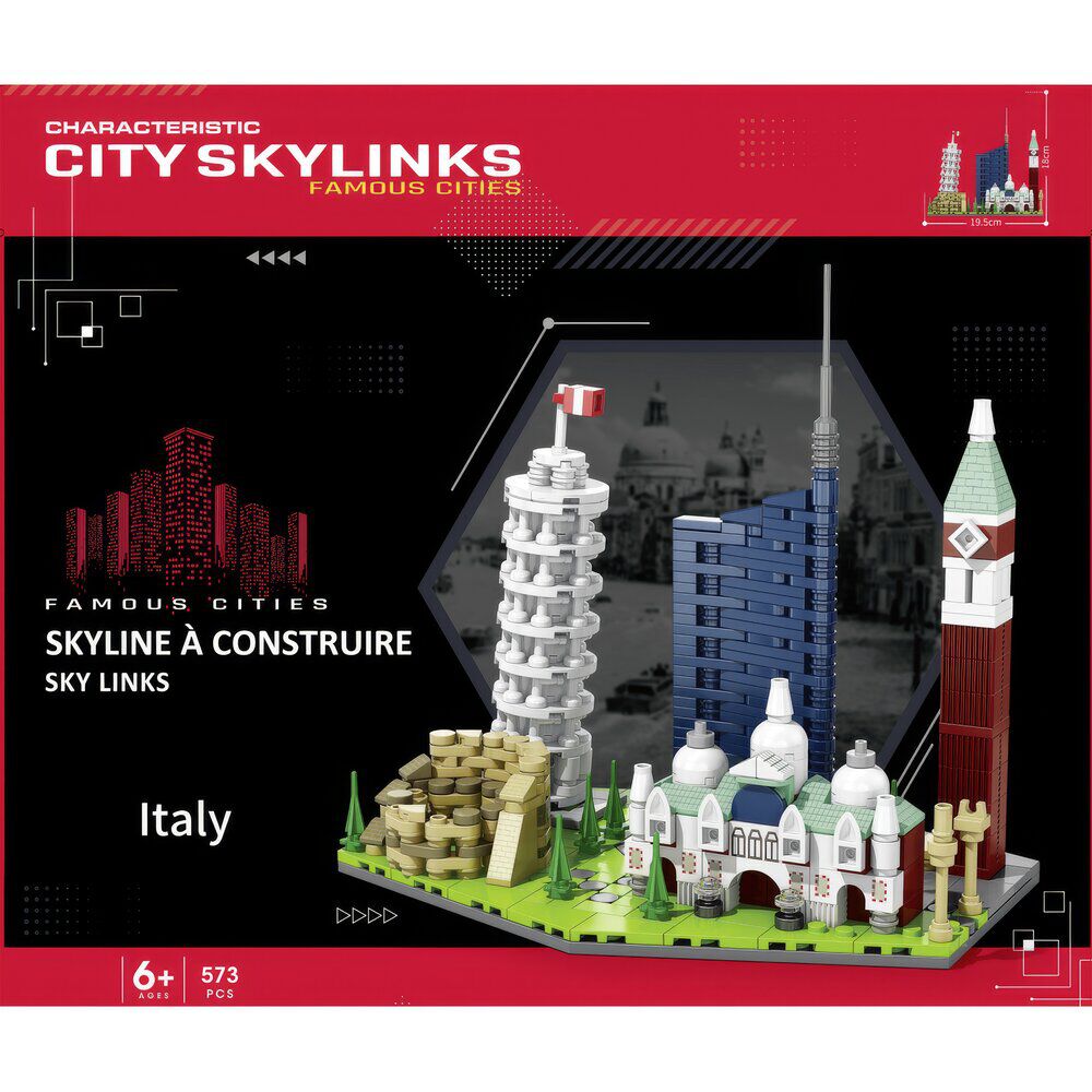 Bloc de construction Skyline 593 pièces (4 modèles)