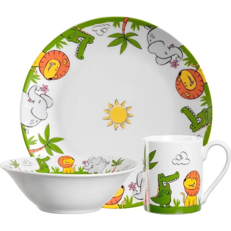 Kinder Geschirr-Set 3-teilig Bambini