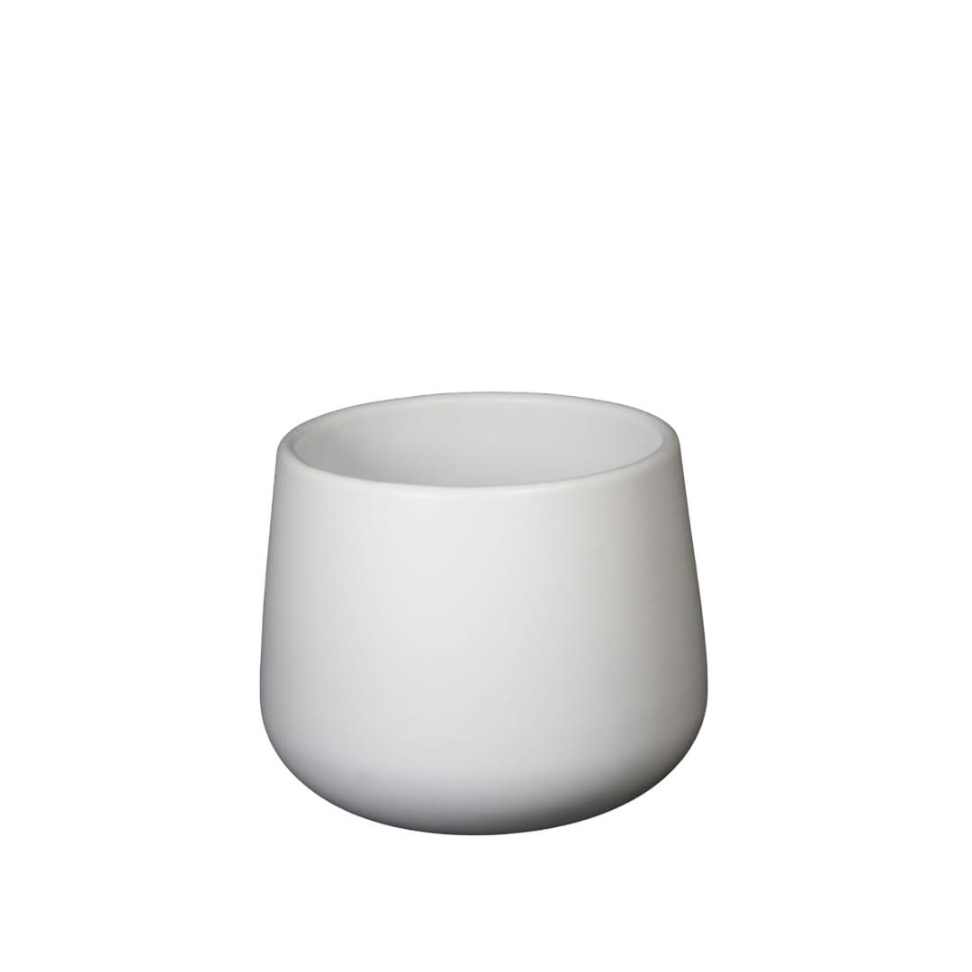 - Cache-Pot Blanc D.13,5