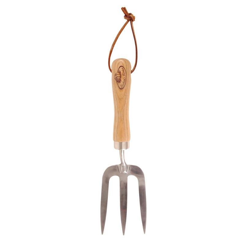 - Petite fourche en bois et acier inoxydable