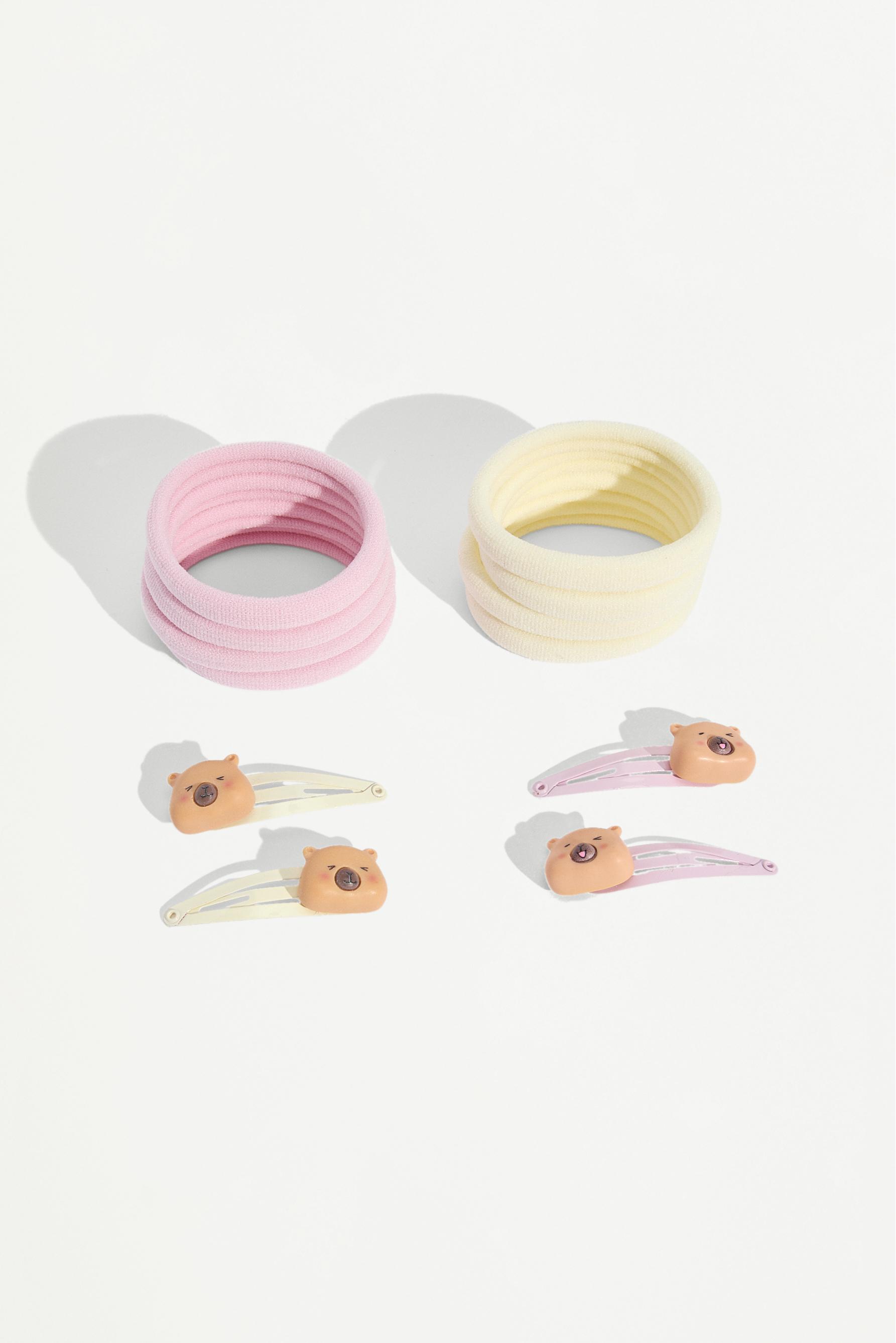 Set clips y coleteros capibaras
