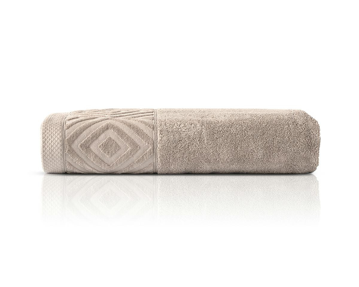Ręcznik kąpielowy bawełniany Paula 70x140 beżowy jasny 550 g/m2