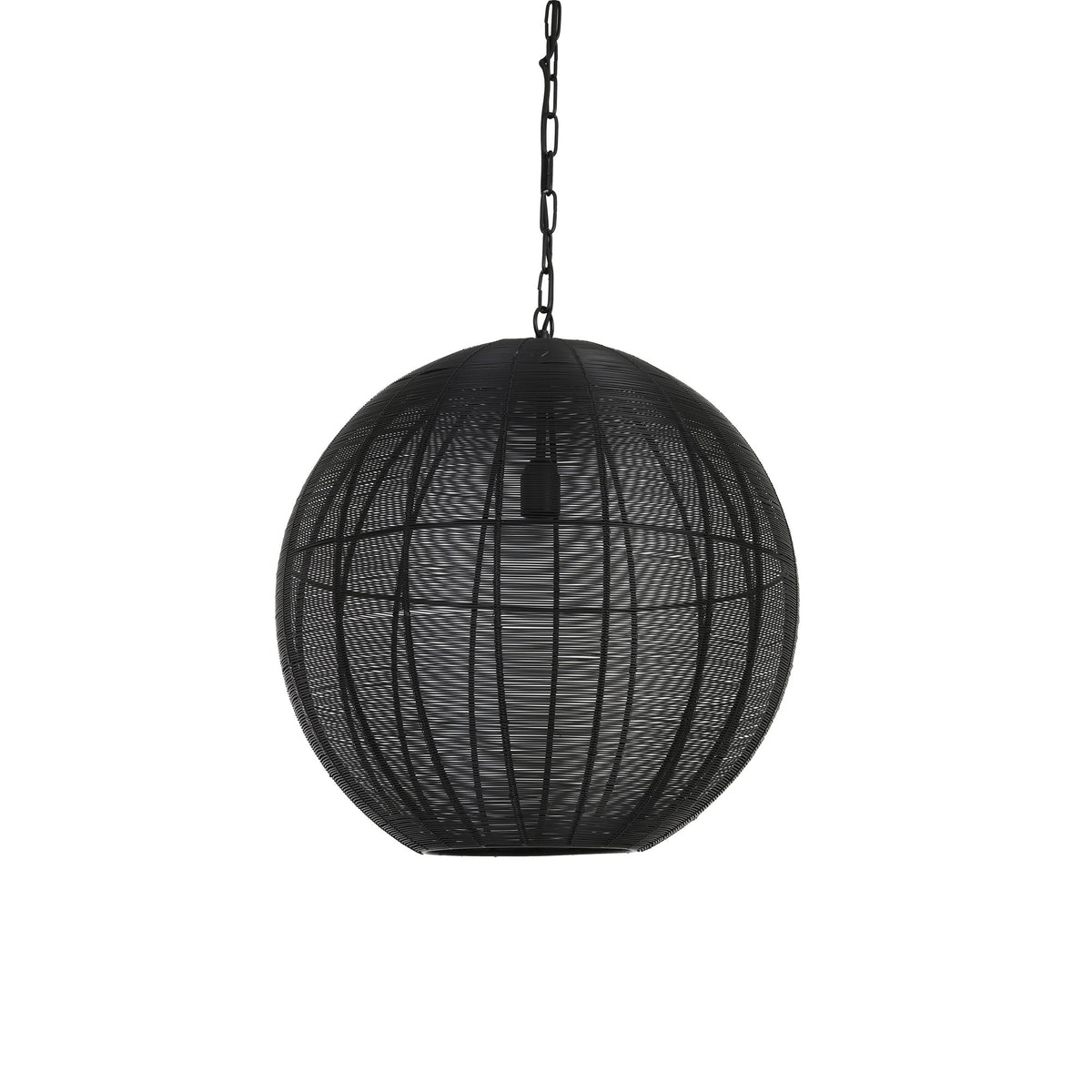 Light & Living hanglamp Amarah - zwart - Ø50cm