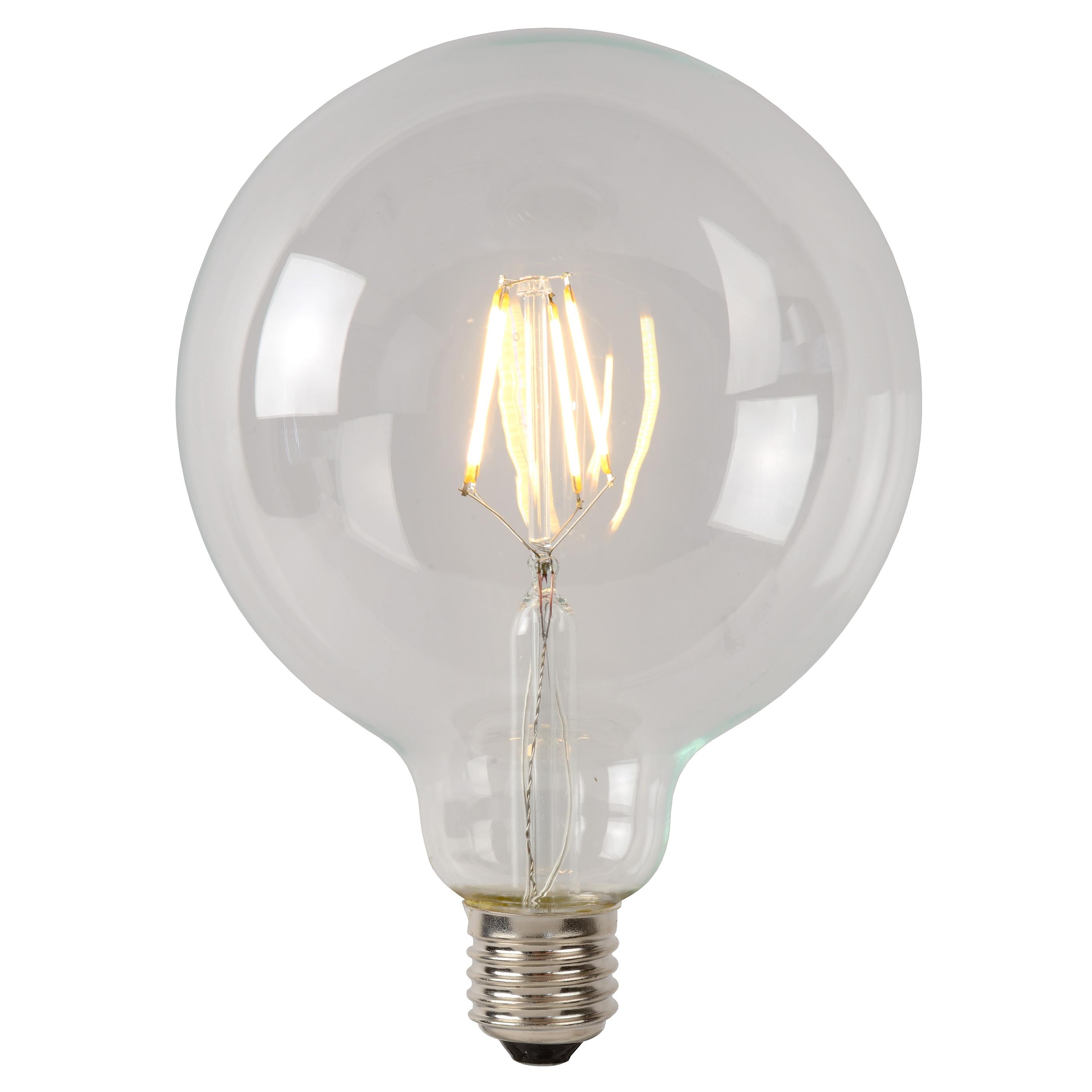 G125 LED lichtbron E27 7W 2700K A transparant niet dimbaar