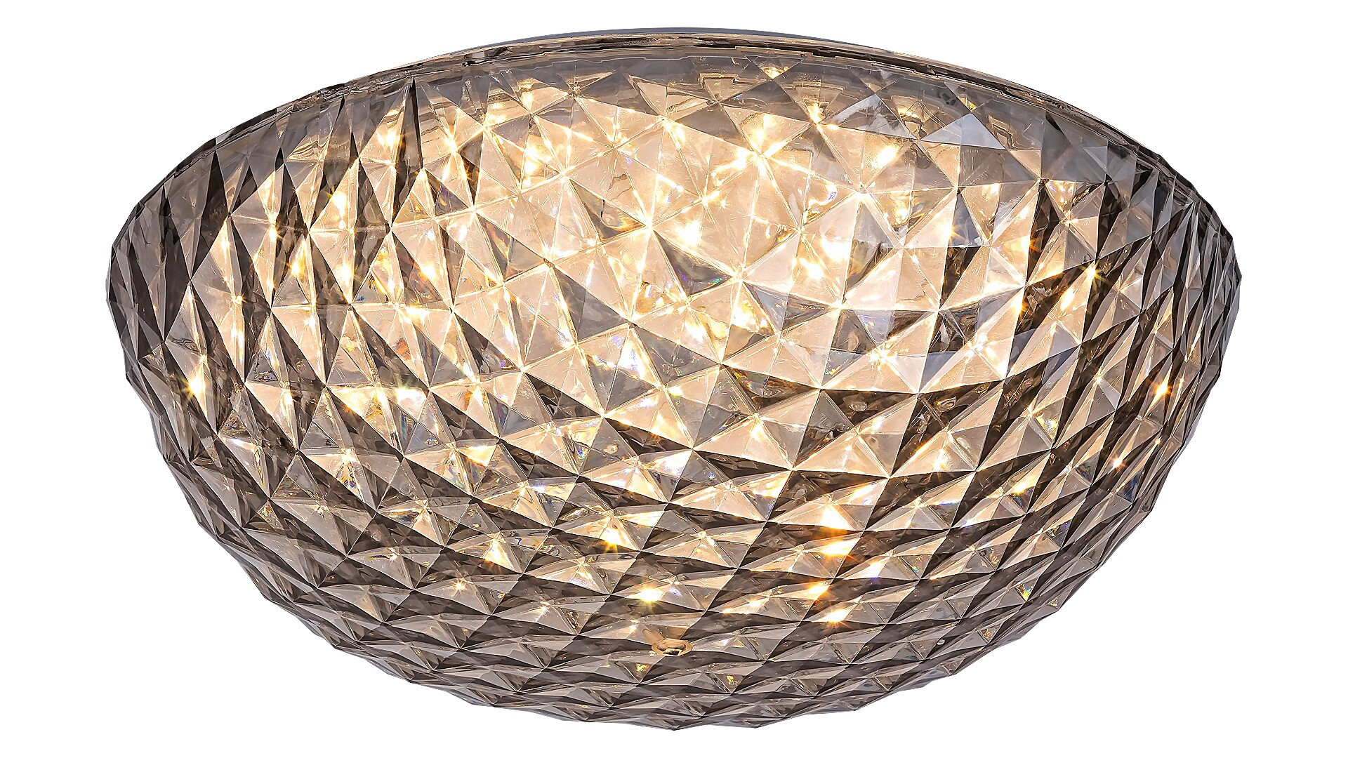 Plafon Jillianokrągły popielaty LED 1x24W 41cm 2400lm IP20 Rabalux