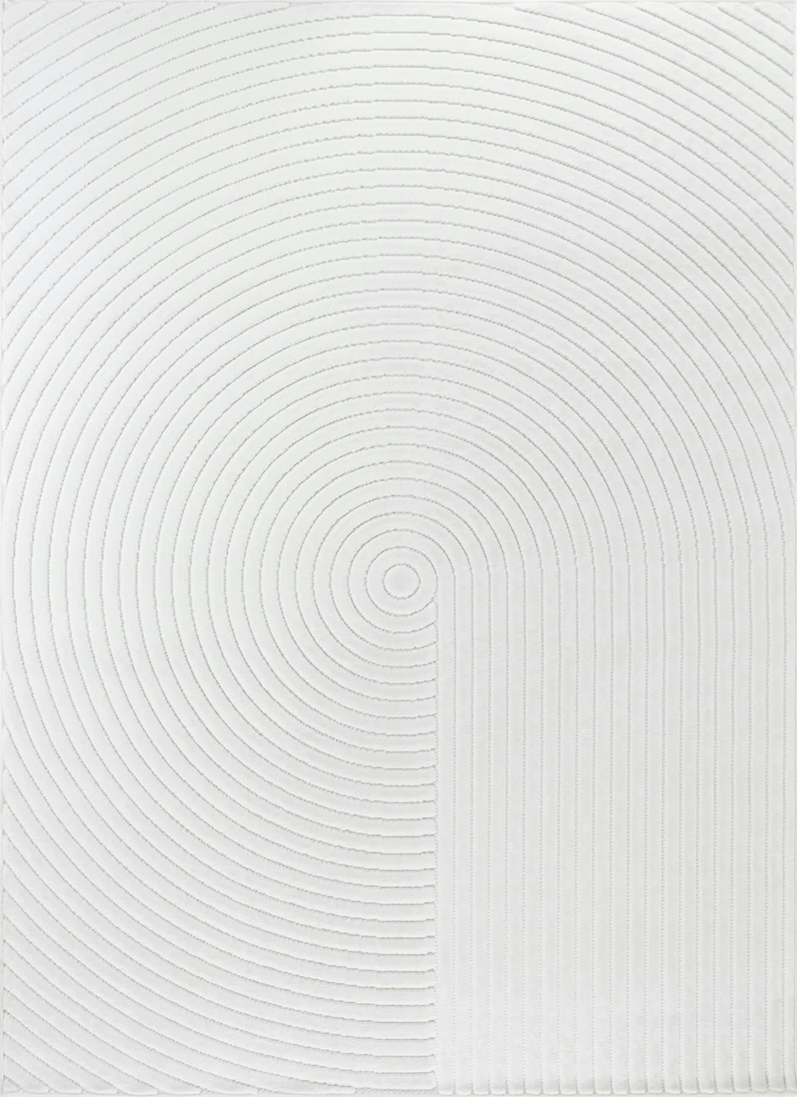 EMIKO - Tapis d'Intérieur/d'Extérieur Hygge Blanc 80x150