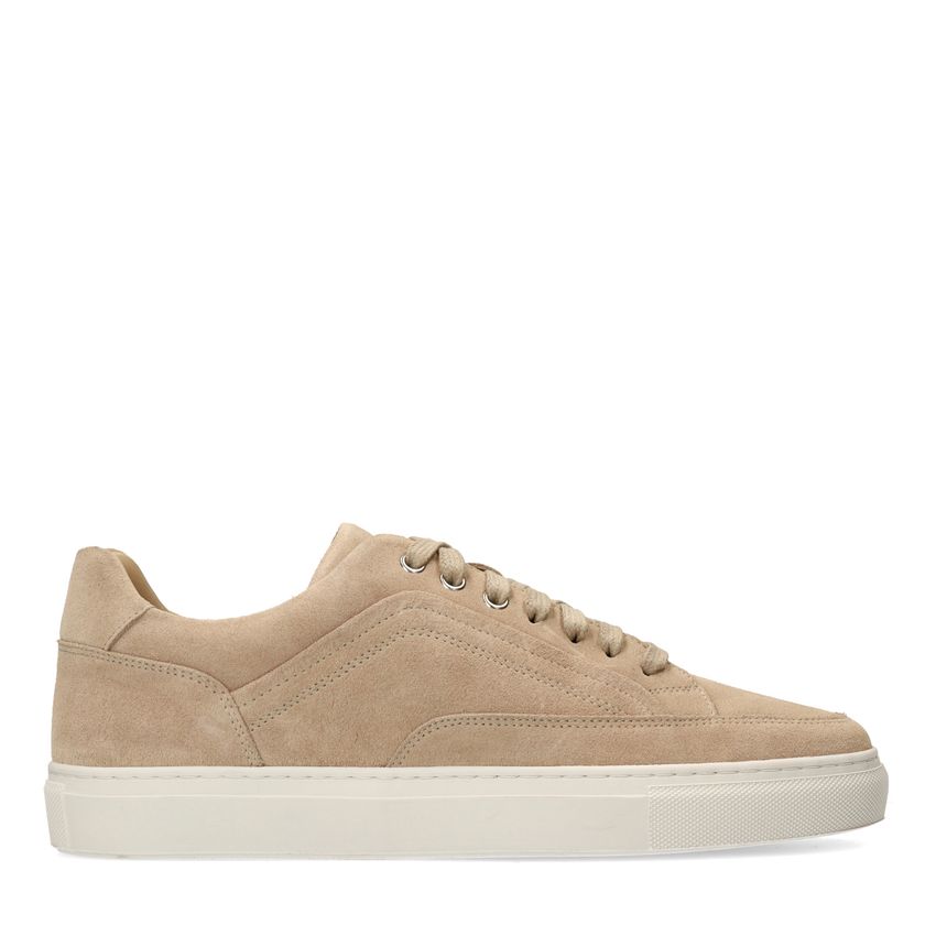 Manfield Beige suède sneakers