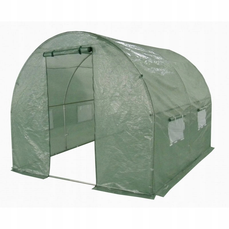 Tunel Foliowy Szklarnia 2x2m PREMIUM Siatka PE 4m2 Zielony 19mm