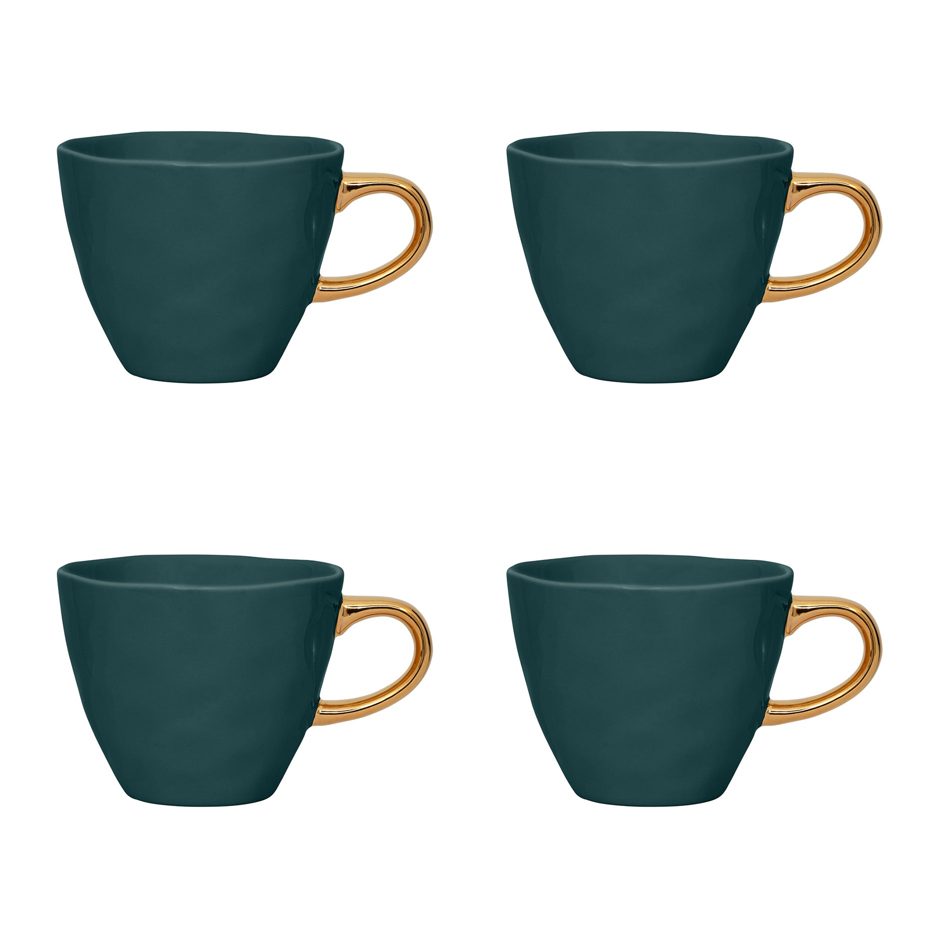 Urban Nature Culture Good Morning Koffiekop - Blue Green - 4 st.