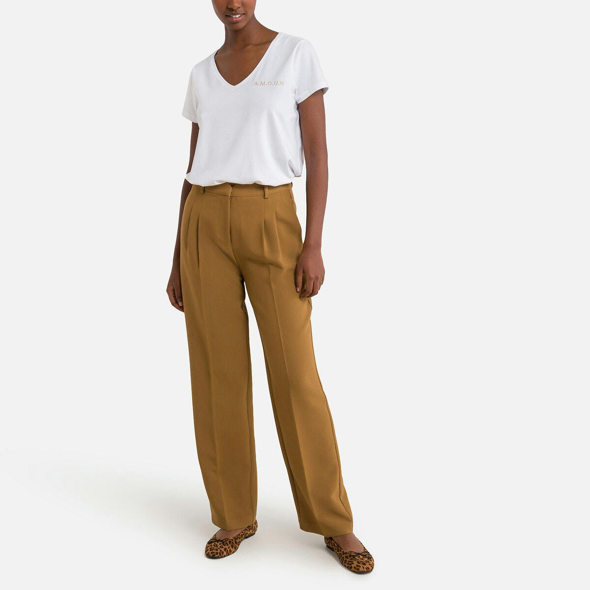 T-shirt manches courtes, motif devant
