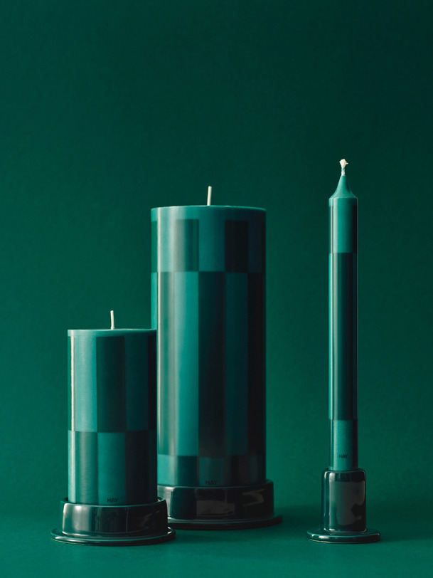Column candle green t.s - hay vert