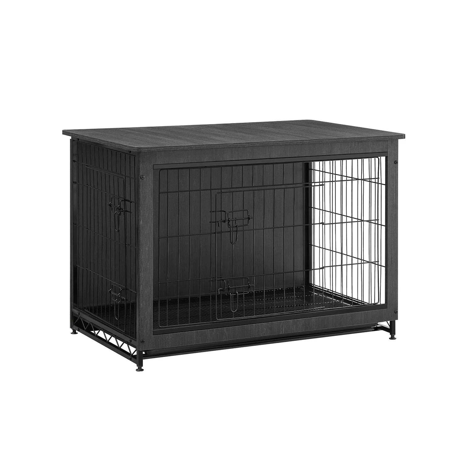 Cage pour chiens plateau amovible moderne