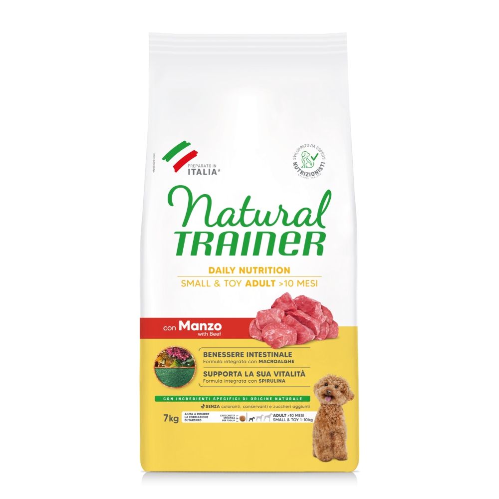 Natural Trainer Adult Small & Toy with Beef