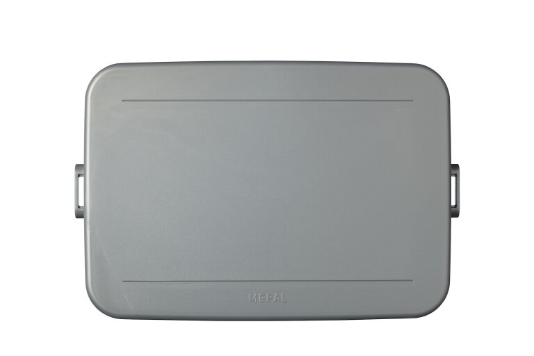 deksel lunchbox take a break large / flat / xl -silver
