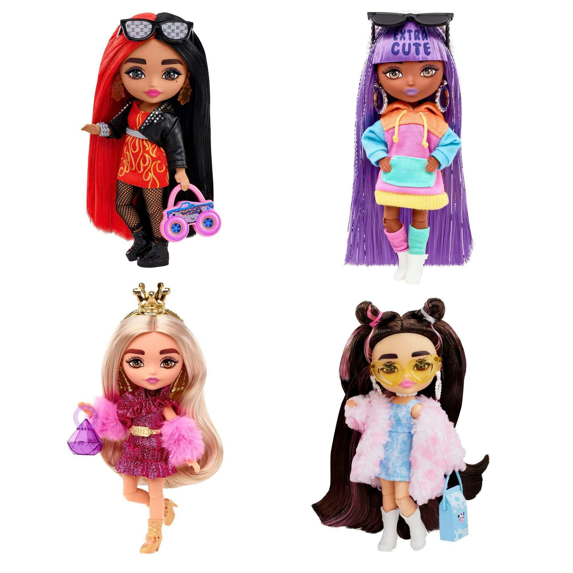 Barbie Extra Mini Dolls, 5.5-in, Assorted Styles, Ages 3+