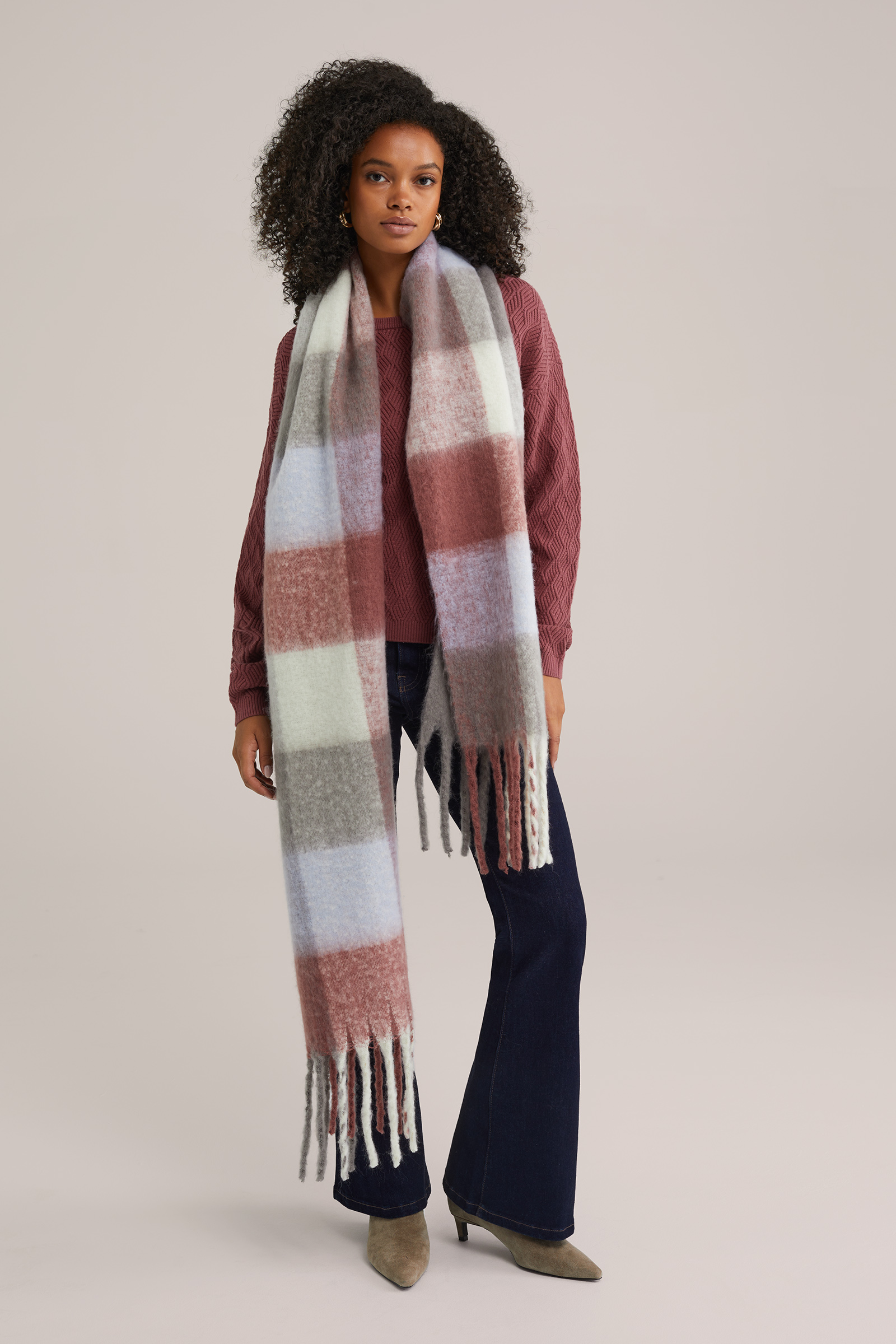 Dames sjaal met print