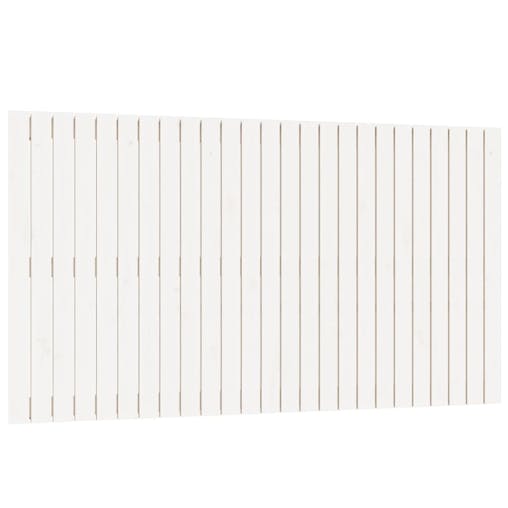 NNEVL Wall Headboard White 159.5x3x90 cm Solid Wood Pine