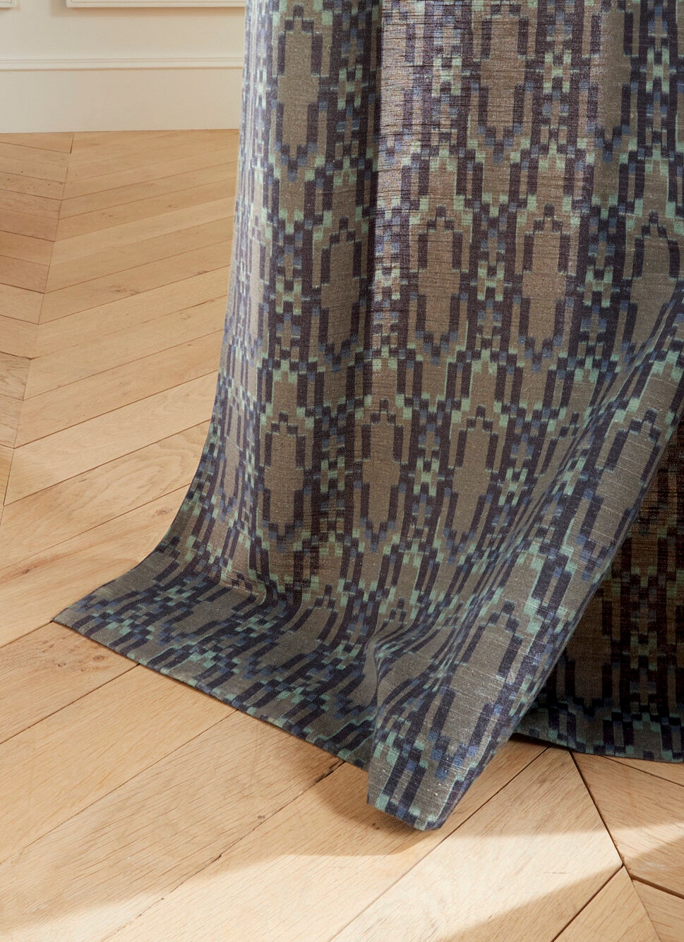 RIDEAU IMPRIMÉ RIKO MULTICOLORE