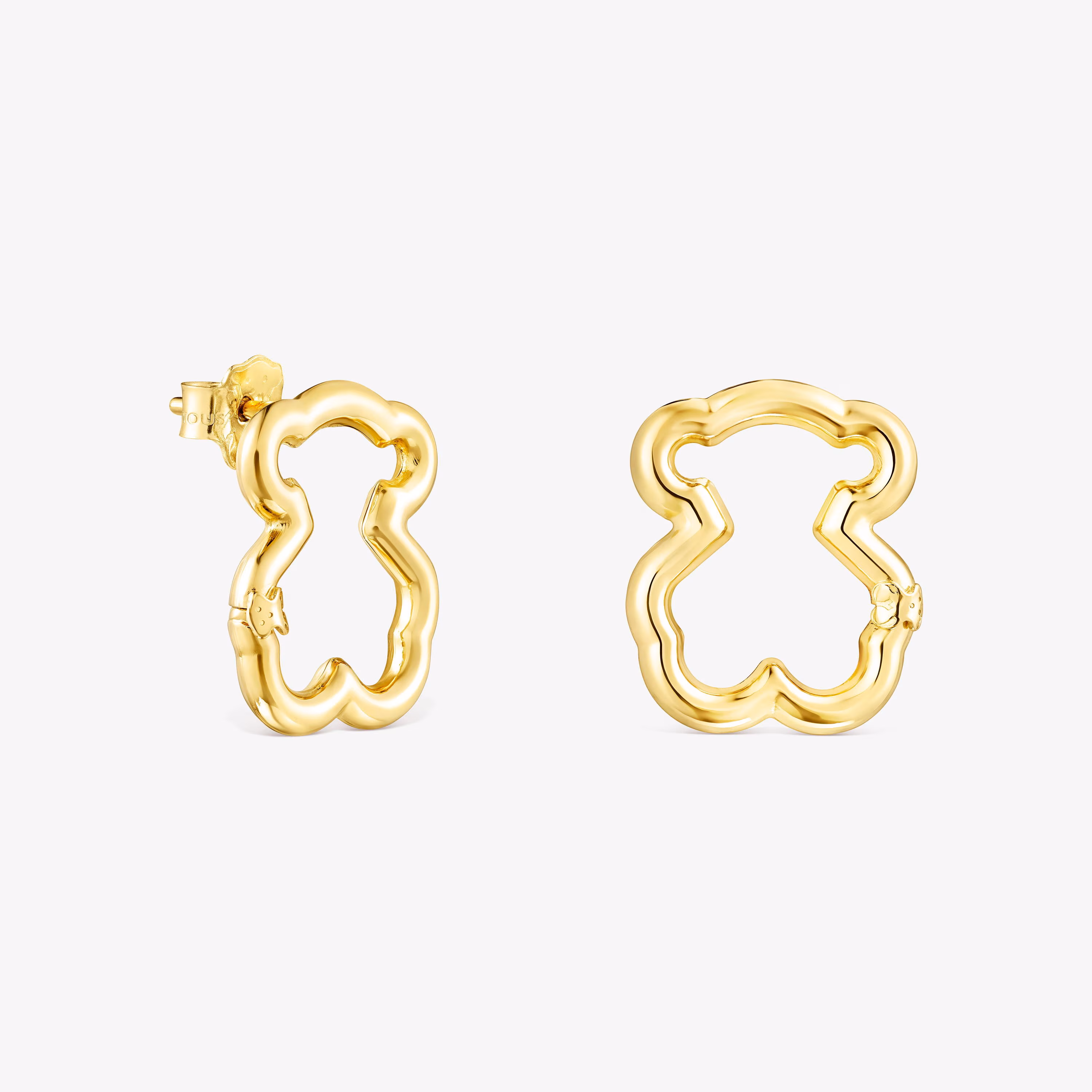 Pendientes oso de oro Hold