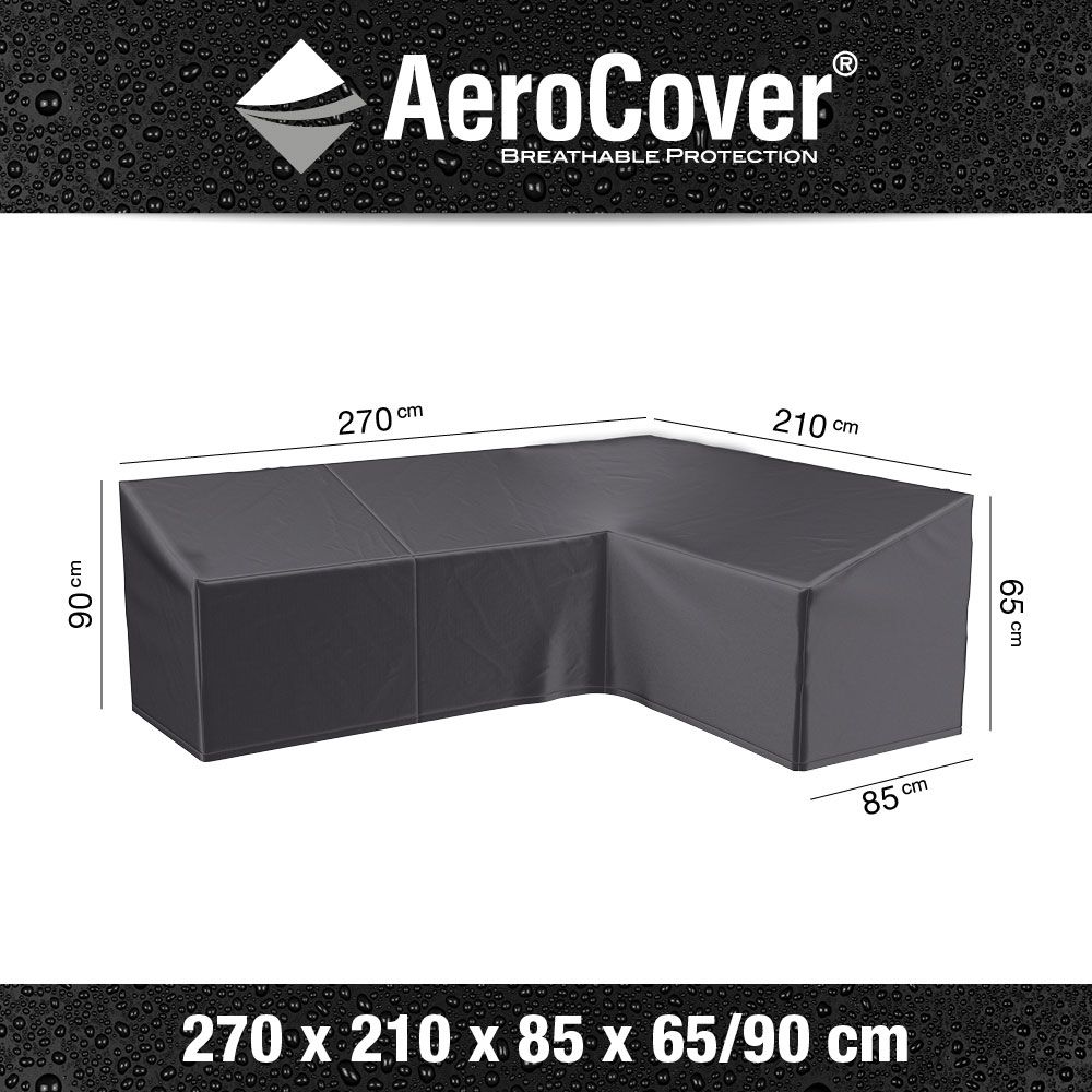 Ruma AeroCover Left L-Shape Sofa Garden Furniture Cover W270xD210xH90cm