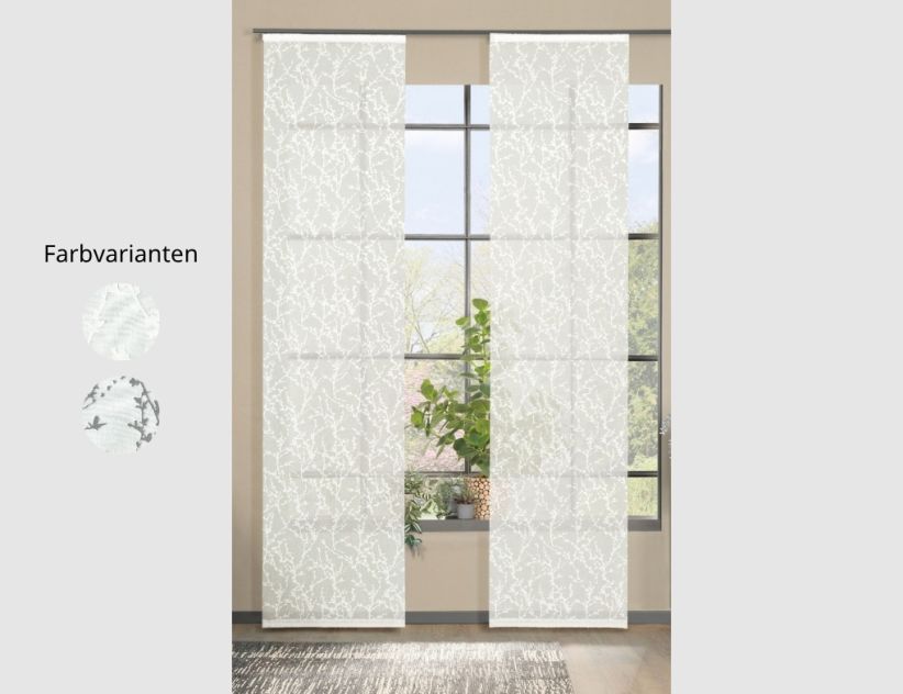 Schiebevorhang Floralis