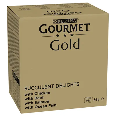 Gourmet Gold Succulent Delights Jumbo Pack 96 x 85g