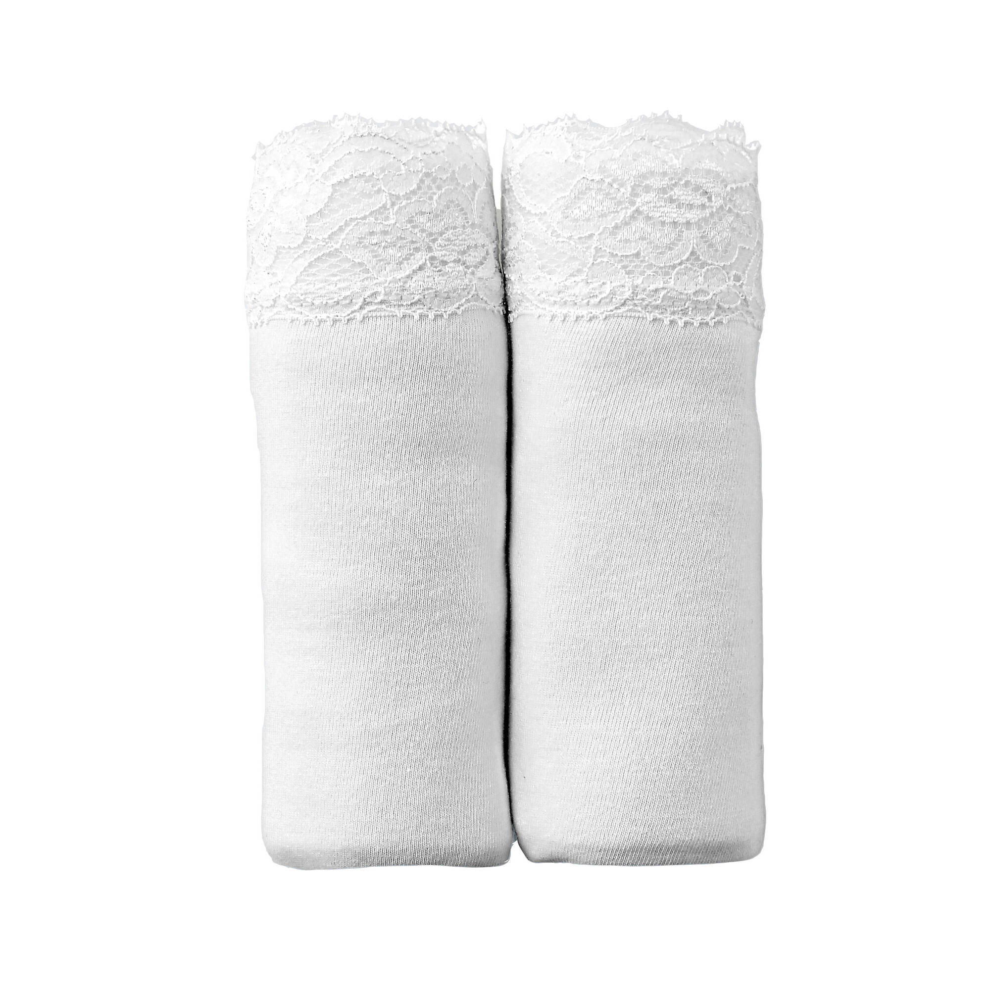 Boxer coton dentelle - lot de 2